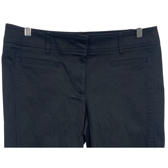 Cache Womens Black Shorts Size 12 Bermuda Stretch Classic NWOT New - Picture 2 of 11
